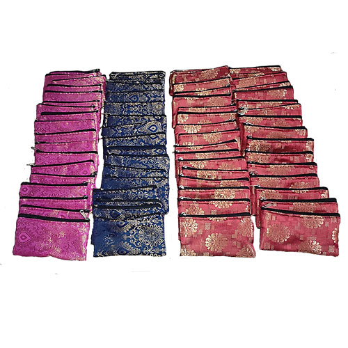 Mobile  Pouches Banarasi Cotton - Pack of 10